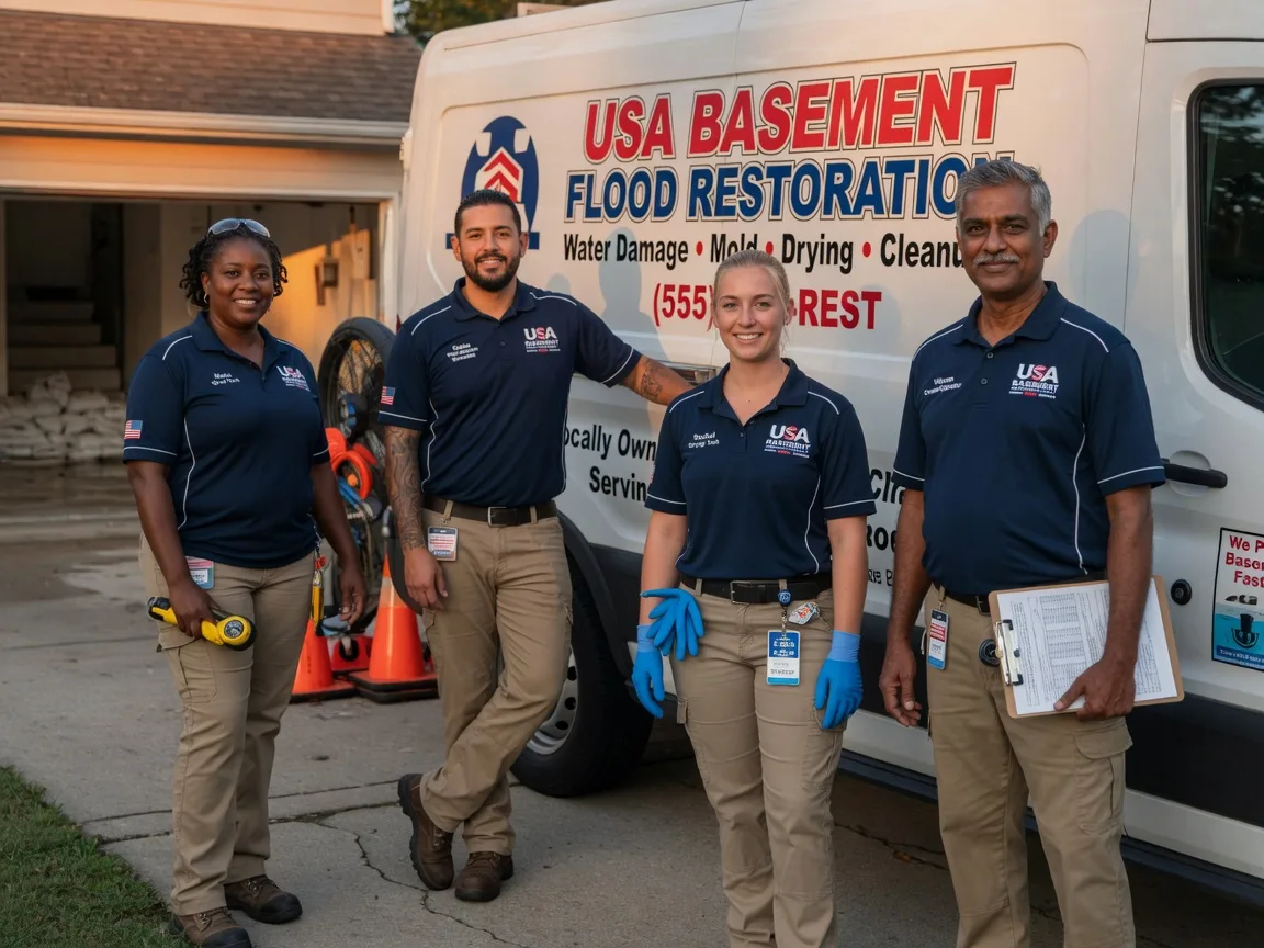 Basement Flood Cleanup company in La Ward, TX